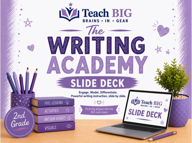 Cover of the 2nd Grade ECR slide deck.