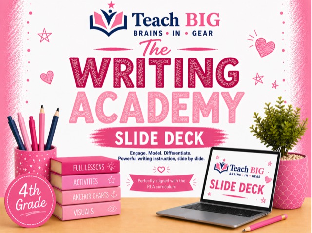 Cover of the 4th Grade ECR slide deck.
