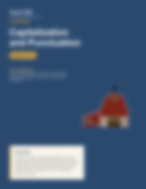 Preview of inside pages from Capitalization and Punctuation. Select to enlarge.