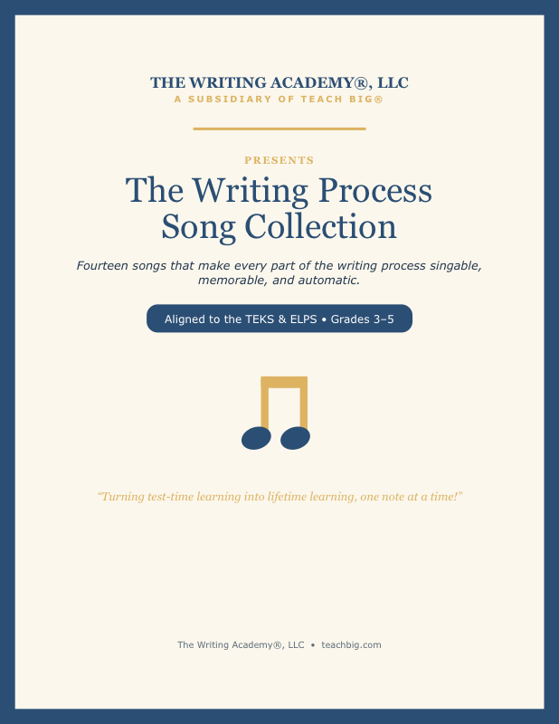 TEKS and ELPS music alignment document cover page